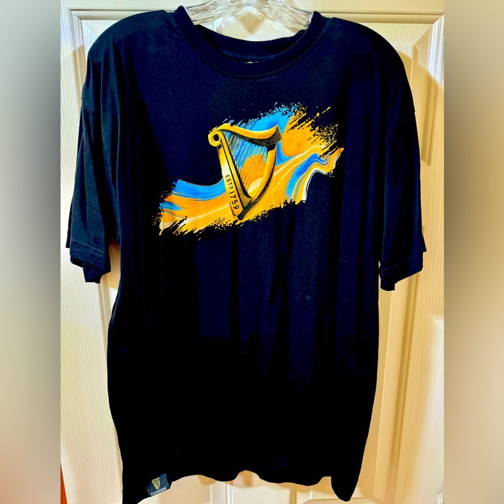 Guinness Beer Ireland STOREHOUSE DUBLIN EXCLUSIVE Mens T-Shirt XL Black Harp